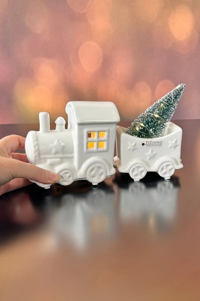 Deko Zug Lukas - Lok oder Waggons in 3 Varianten