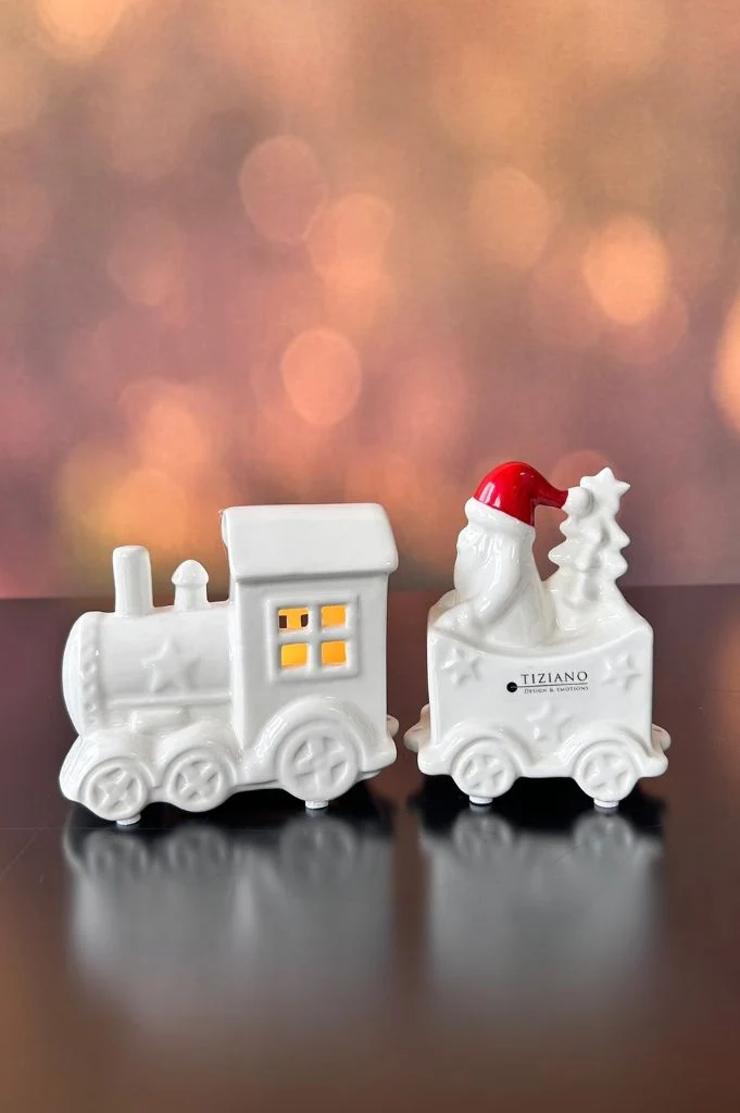 Deko Zug Lukas - Lok oder Waggons in 3 Varianten