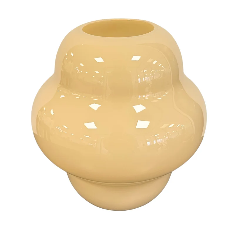 Gina Glasvase gelb 20 cm