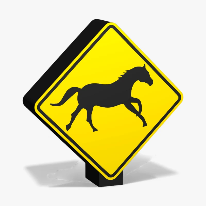 Wild Horses Crossing Lampe