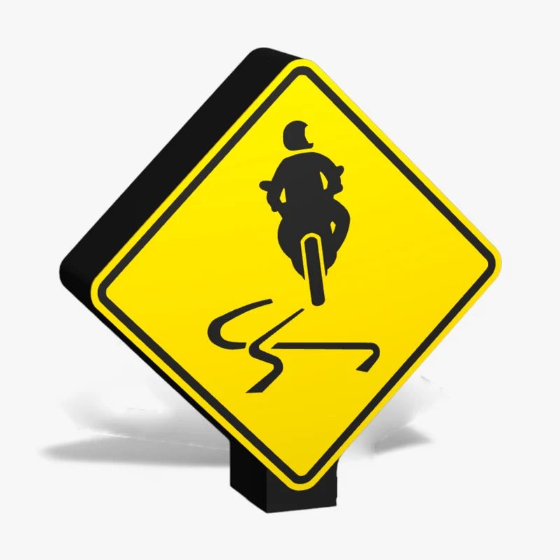 Slippery for Motorcycles Lampe