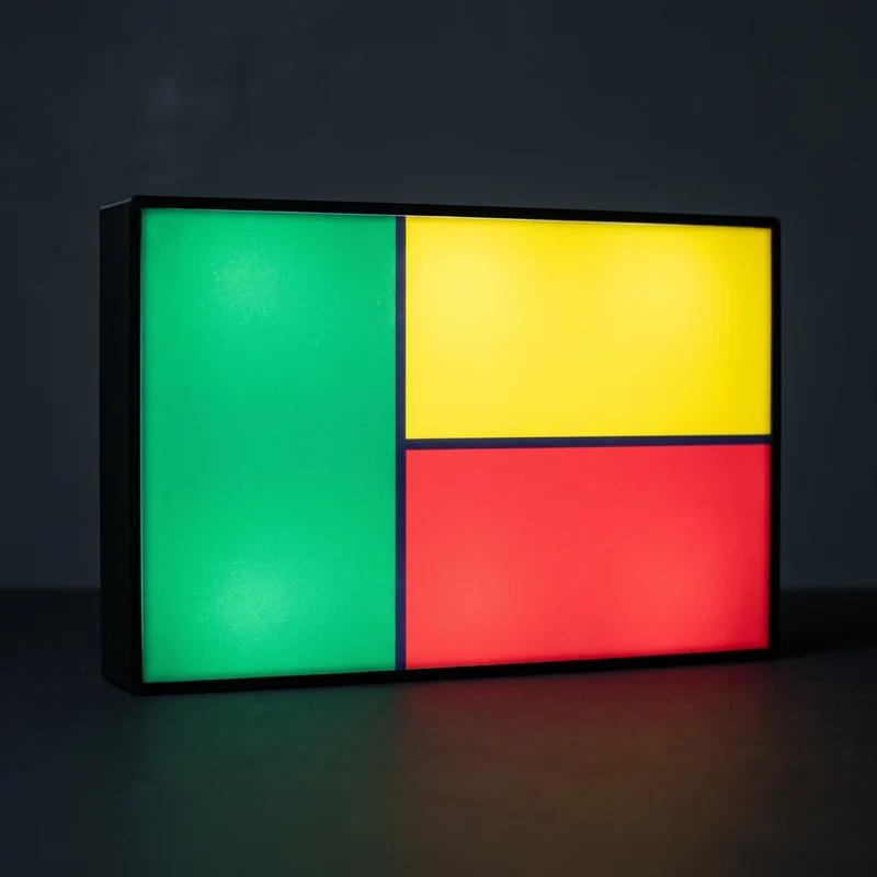 Benin Flagge Lampe