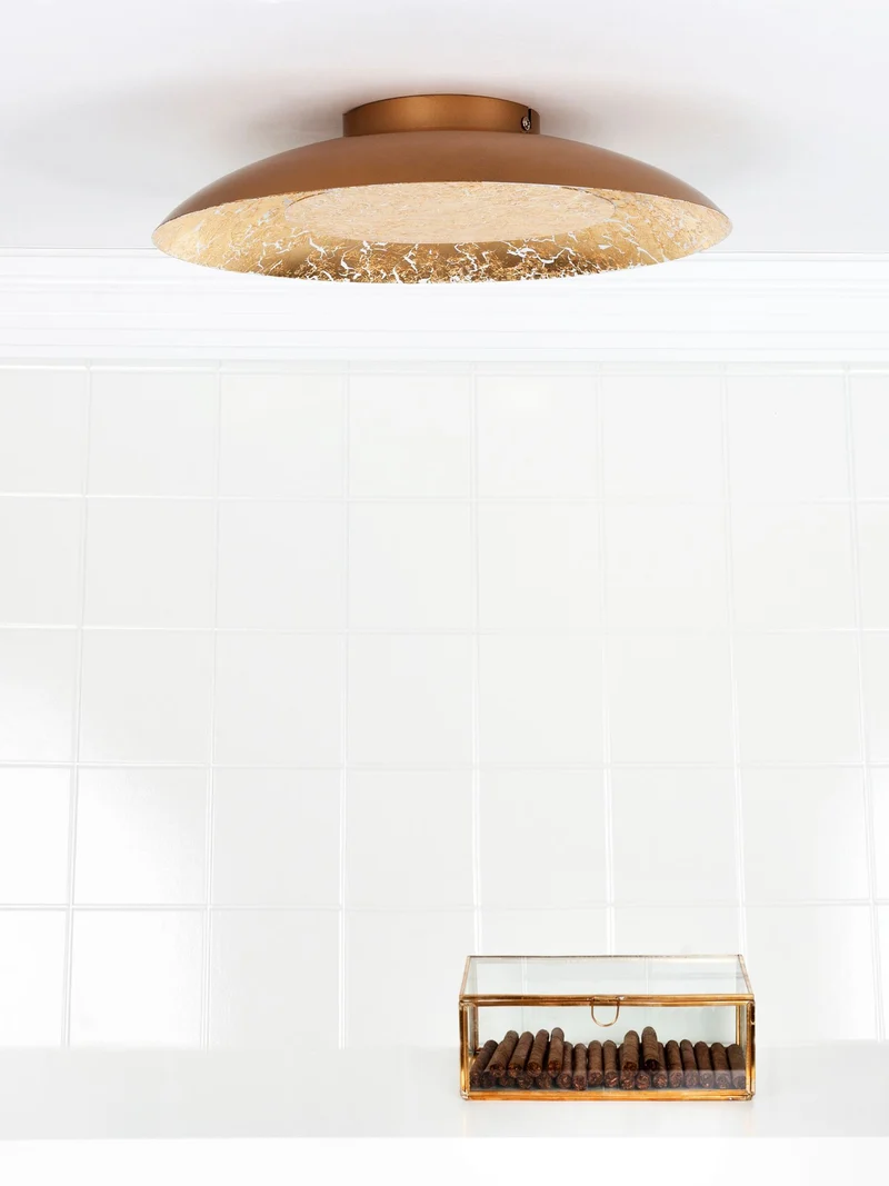 LED-Deckenleuchte Foskal rund Ø 34,5cm Warmweiß