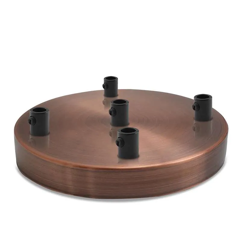 Industrielle Deckenrosette mit 5 Anschlüssen 120 mm ~2683