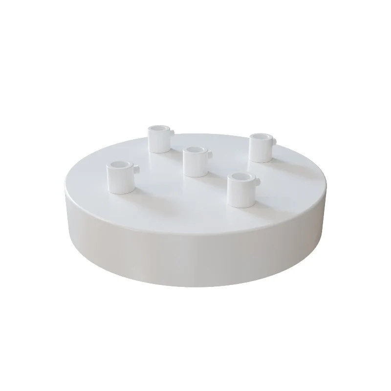 Industrielle Deckenrosette mit 5 Anschlüssen 120 mm ~2683