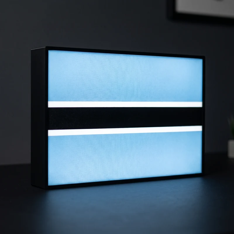 Botswana Flagge Lampe