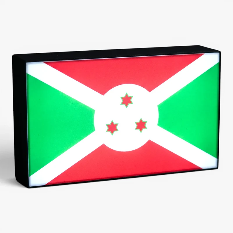 Burundi Flagge Lampe