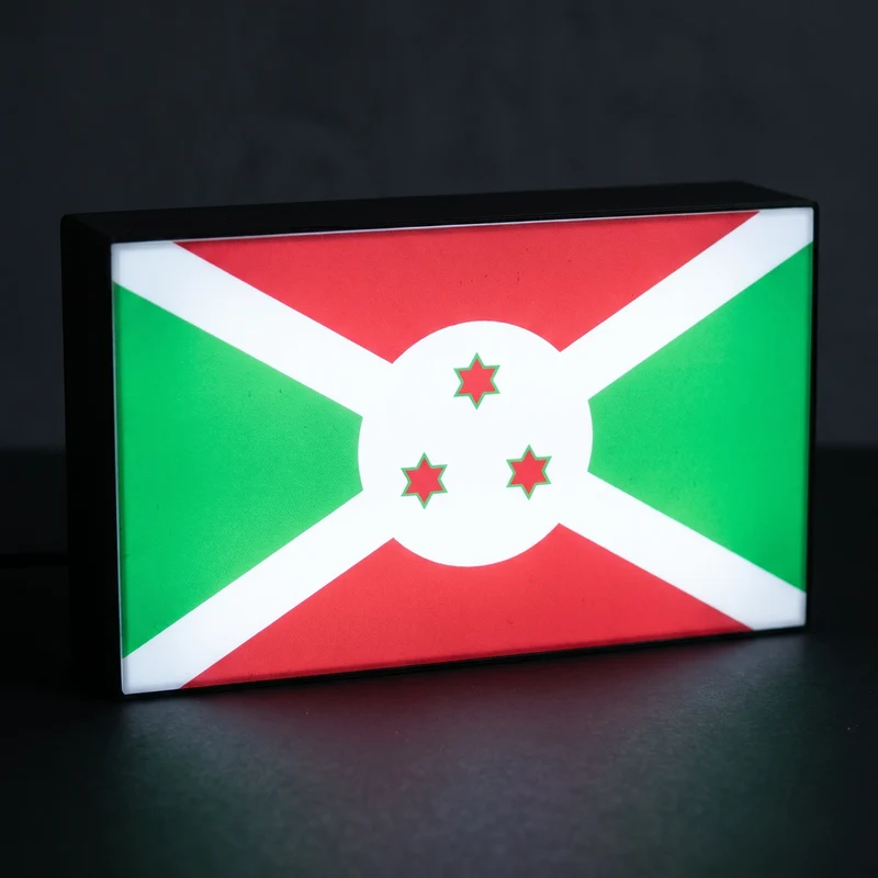 Burundi Flagge Lampe