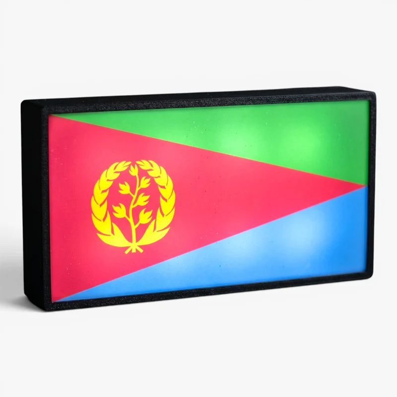 Eritrea Flagge Lampe