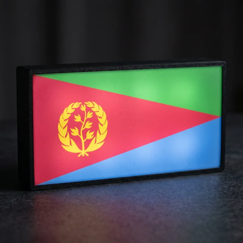 Eritrea Flagge Lampe