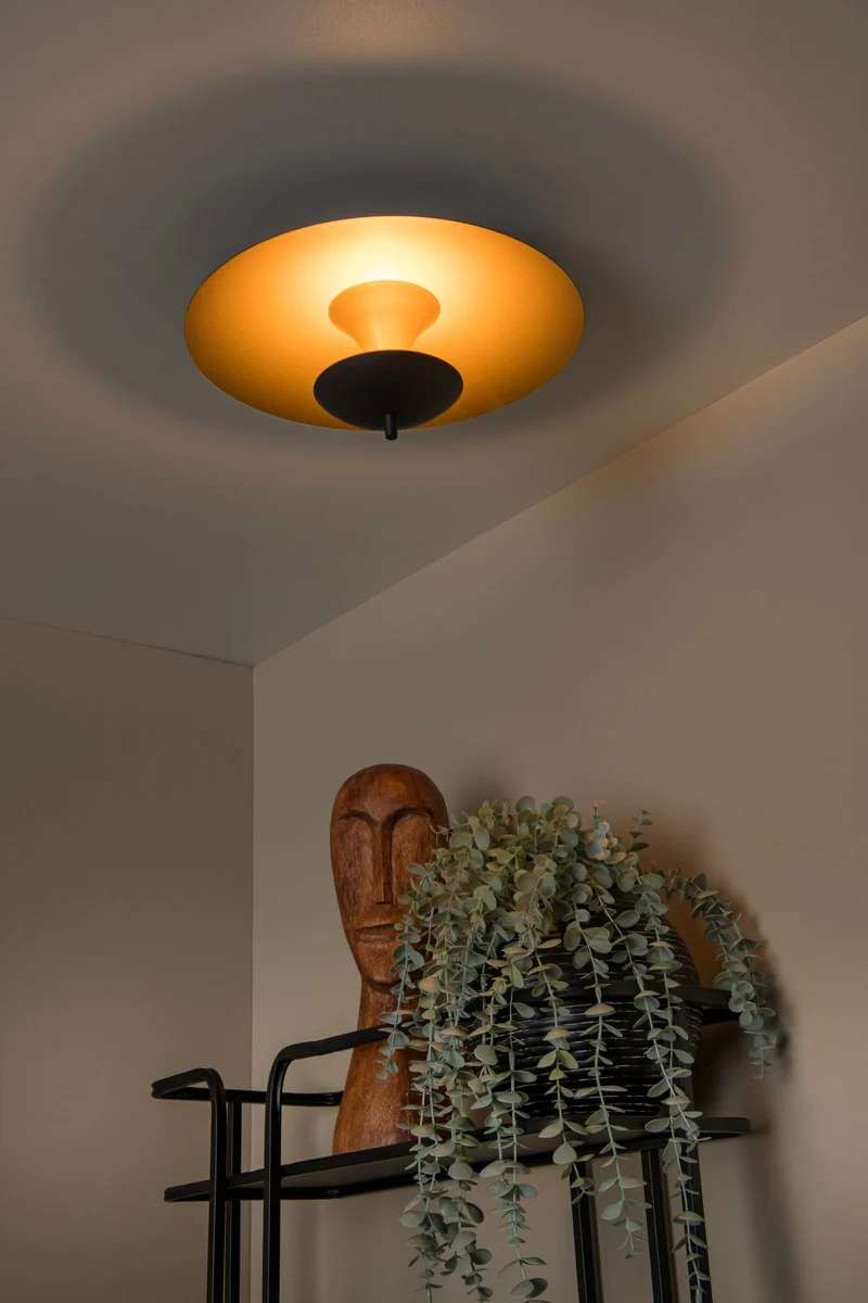 LED-Deckenleuchte Vulcan dimmbar Schwarz