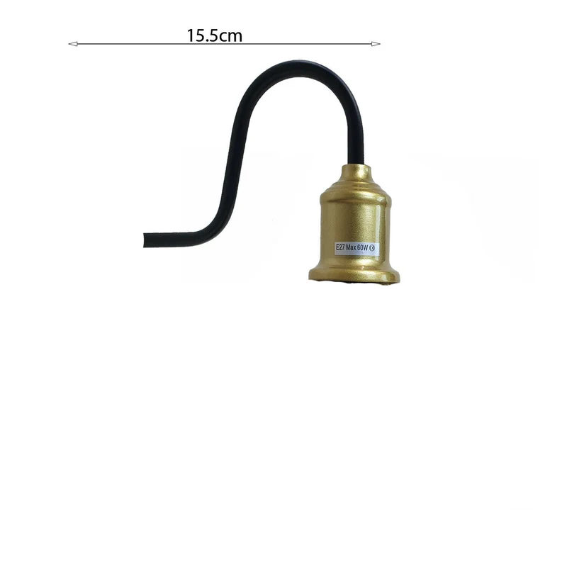 Led E27 lampenfassungen Gelbes Messing für Wandlampe~2879