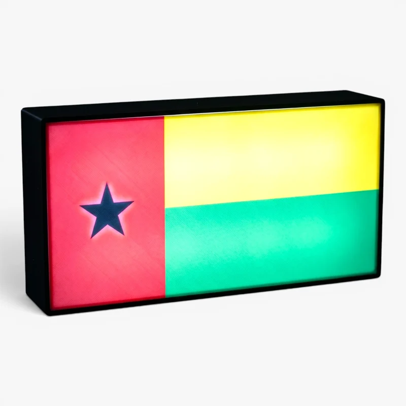 Guinea-Bissau Flagge Lampe