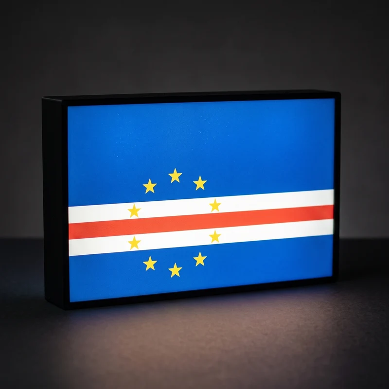 Kap Verde Flagge Lampe