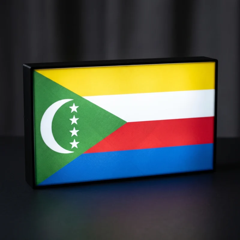 Komoren Flagge Lampe