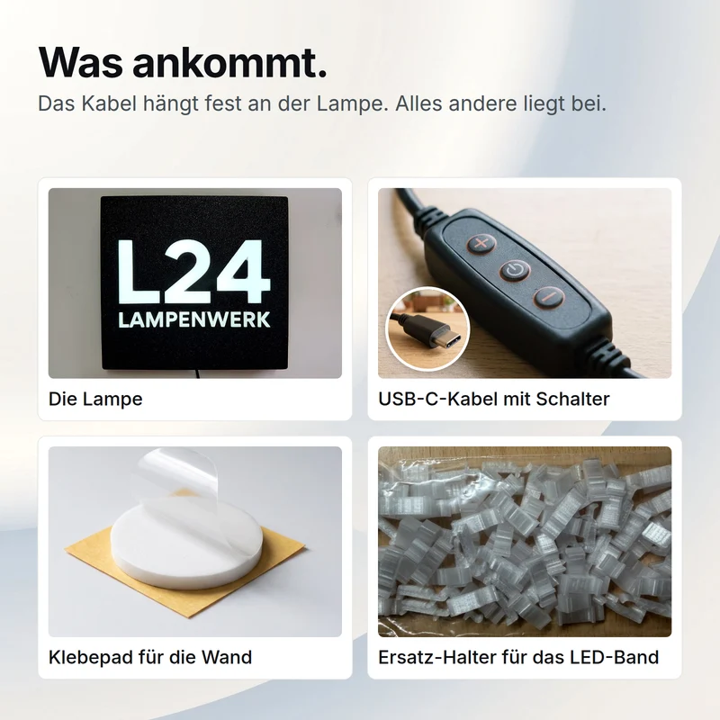 Komoren Flagge Lampe