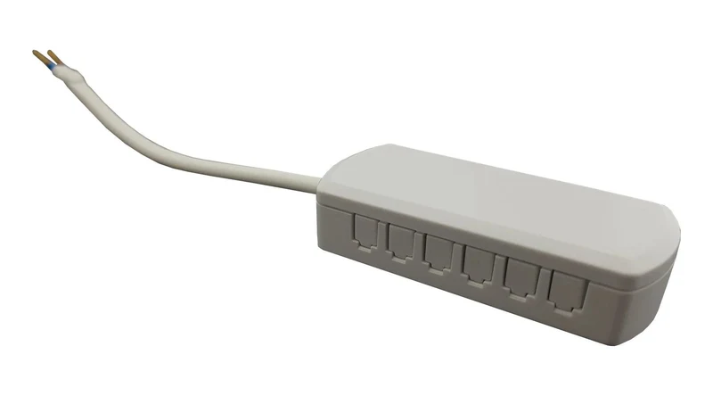 LED AR Verteiler 6-fach – mini & flach, für LED-Trafo / Netzteil