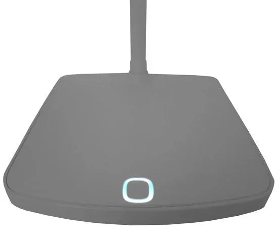 LED Schreibtischlampe Touch dimmbar weiß/silber mit USB – 5W Tischleuchte