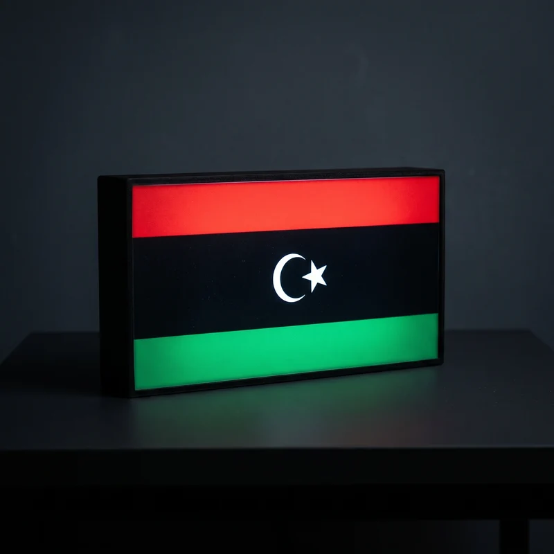 Libyen Flagge Lampe