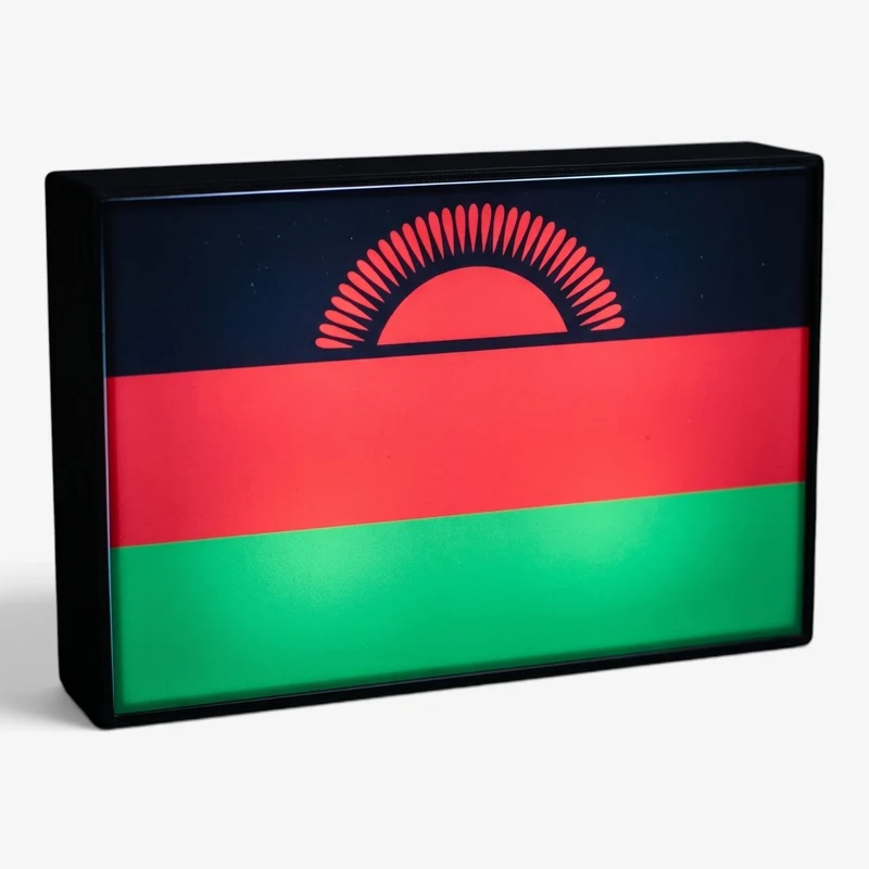 Malawi Flagge Lampe
