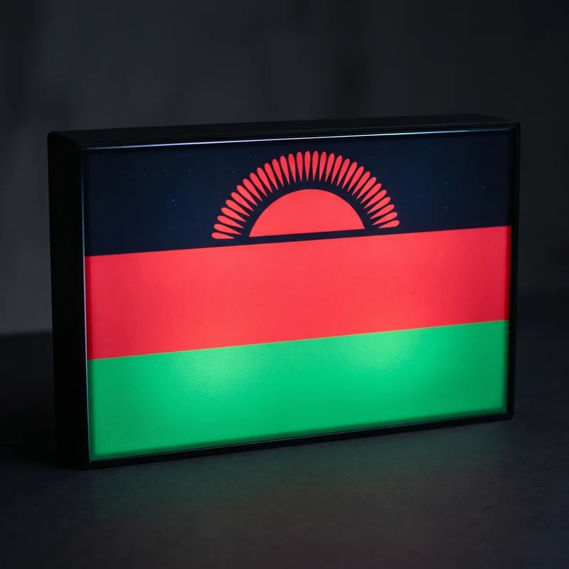 Malawi Flagge Lampe