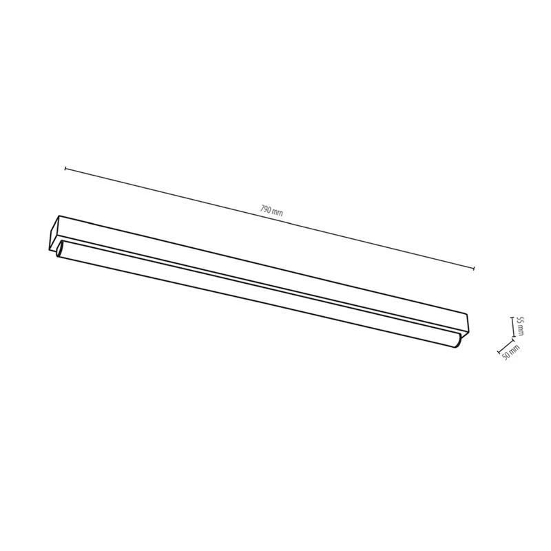 B-Ware Envostar Mirror LED-Wandleuchte Wandleuchte Wandlampe Leuchte Lampe eckig 79 cm