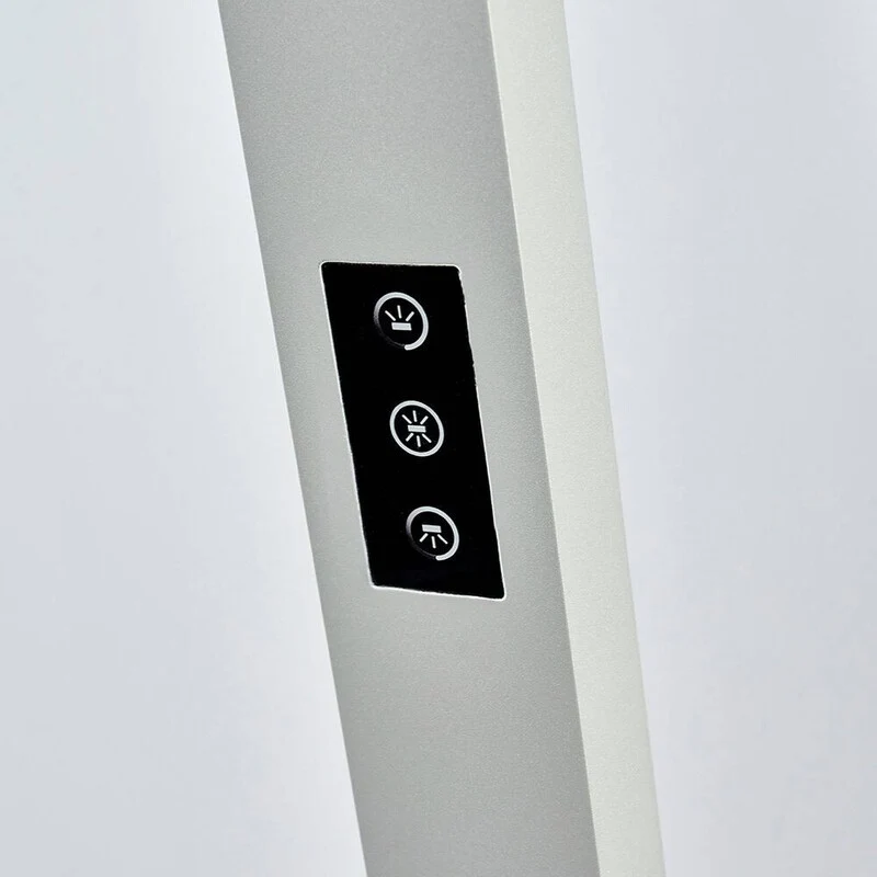 B-Ware Arcchio Stehlampe Büroleuchte LED silber Jolinda Touch Dimmer Sensor Aluminium