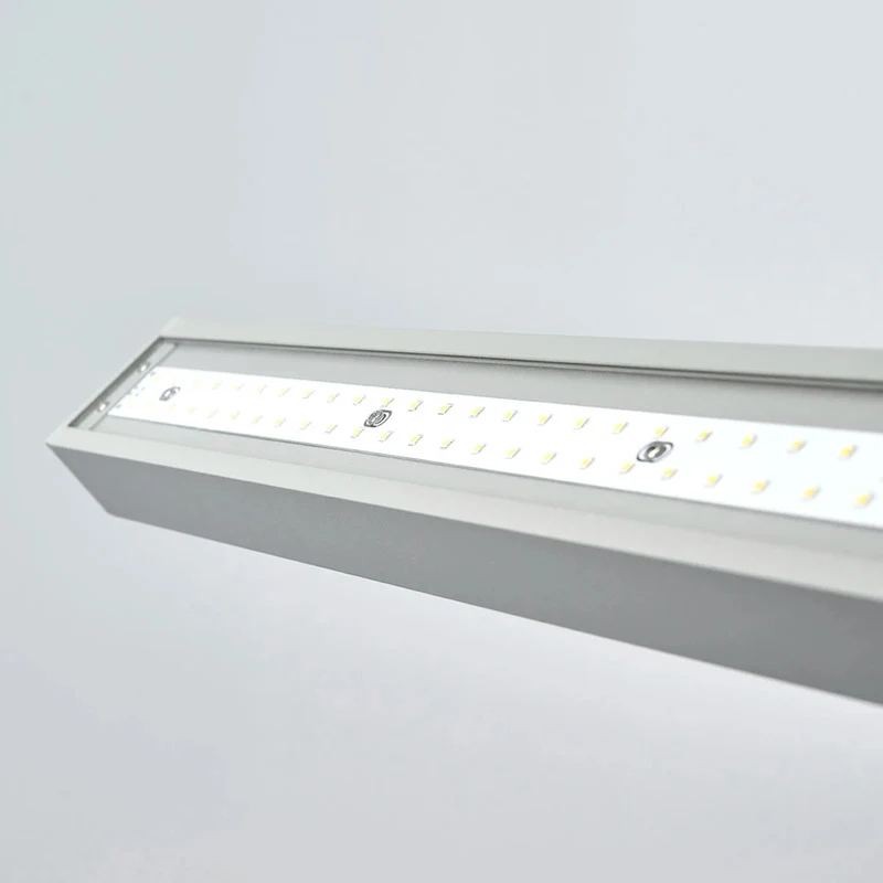 B-Ware Arcchio LED Office Floor Lamp Jolinda, Silver, 4,000 K, Sensor
