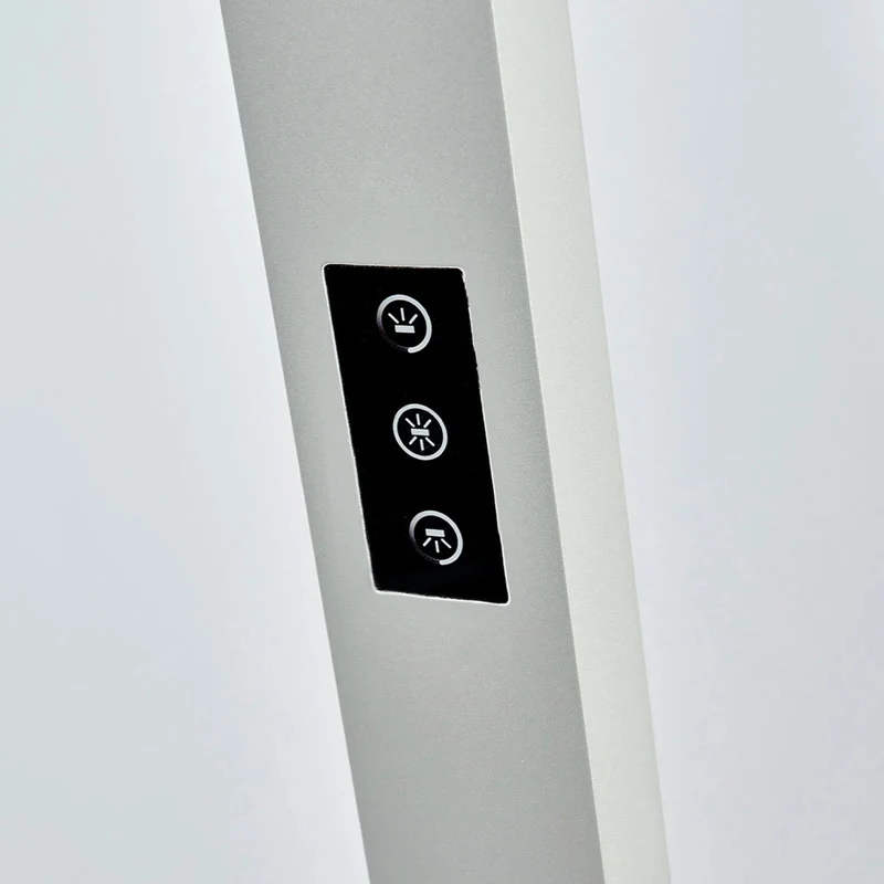 B-Ware Arcchio LED Office Floor Lamp Jolinda, Silver, 4,000 K, Sensor