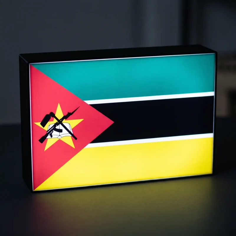 Mosambik Flagge Lampe