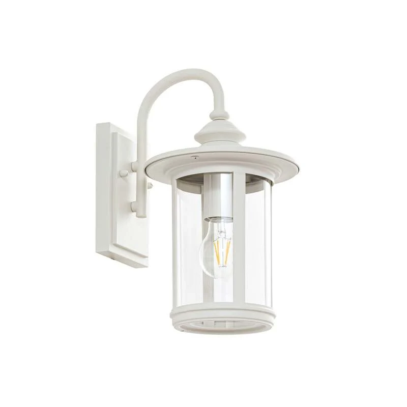 B-Ware Lindby Außenwandleuchte Zayn LED Gartenlampe Wandleuchte dimmbar weiß 33cm