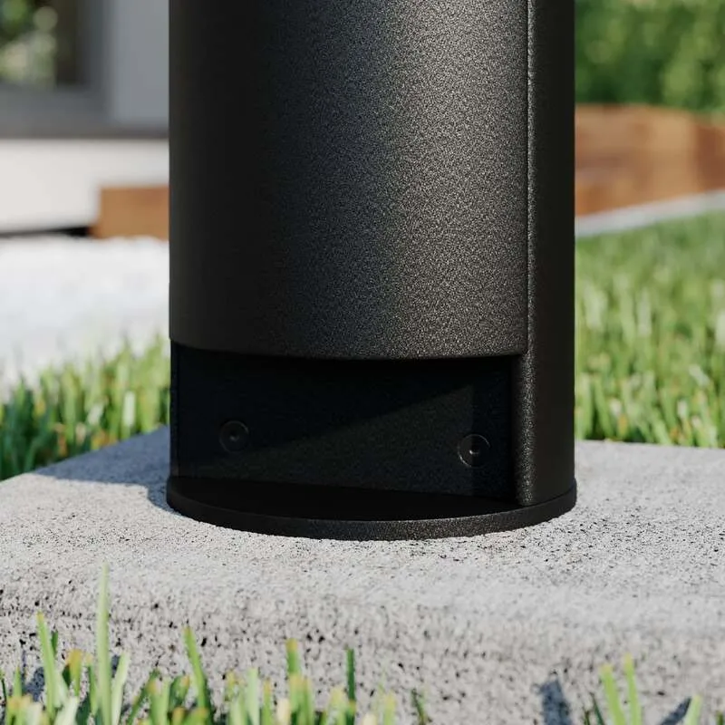 B-Ware Lucande Sockellampe Corban Außenleuchte Gartenlampe dimmbar anthrazit IP44
