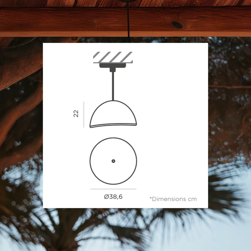 Hängeleuchte mit Kabel LUNA