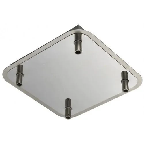 Armatur Deckenlampe quadratisch 4 flammig