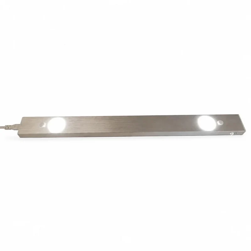 LED Unterschrankleuchte mit Schalter 53 cm Alu gebürstet