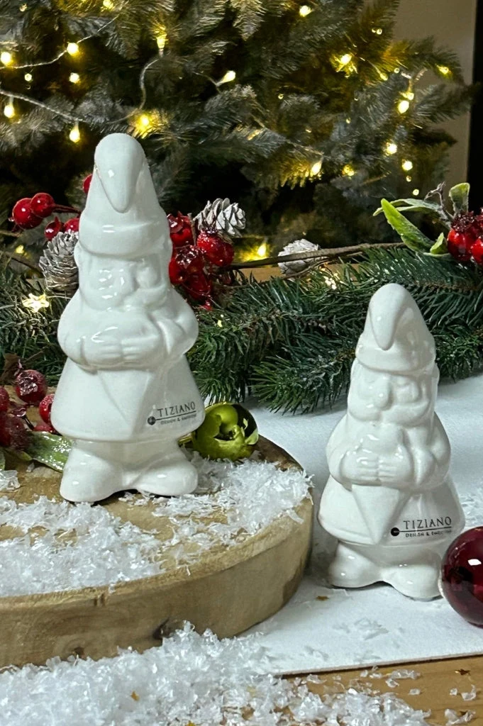 Deko Santa Sam mit Herz creme-weiß