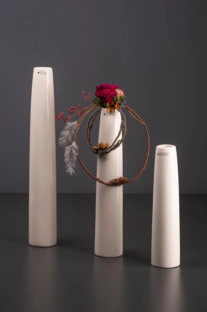 Vase Limena creme