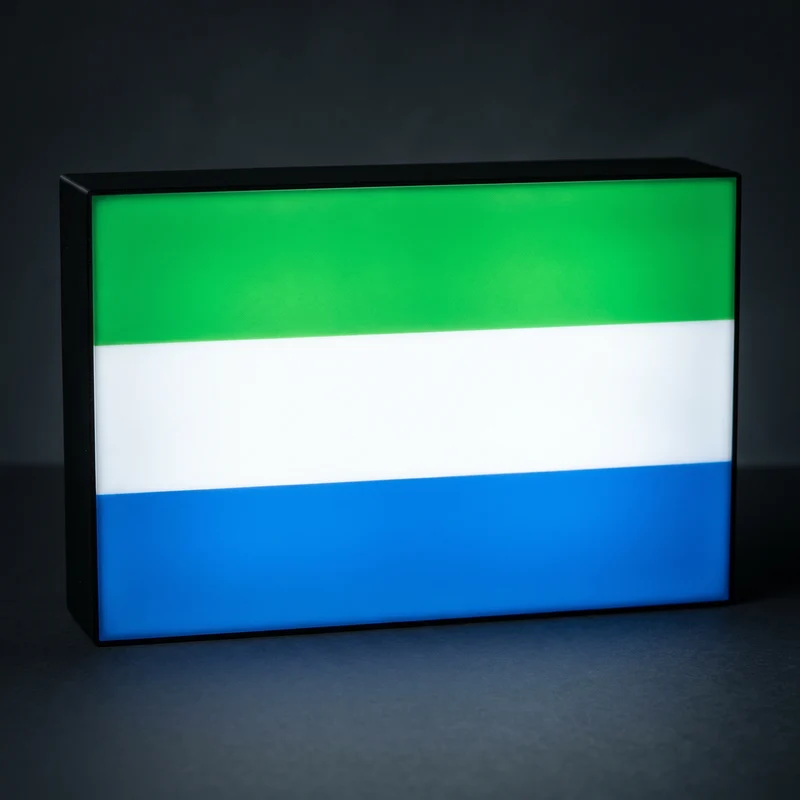 Sierra Leone Flagge Lampe
