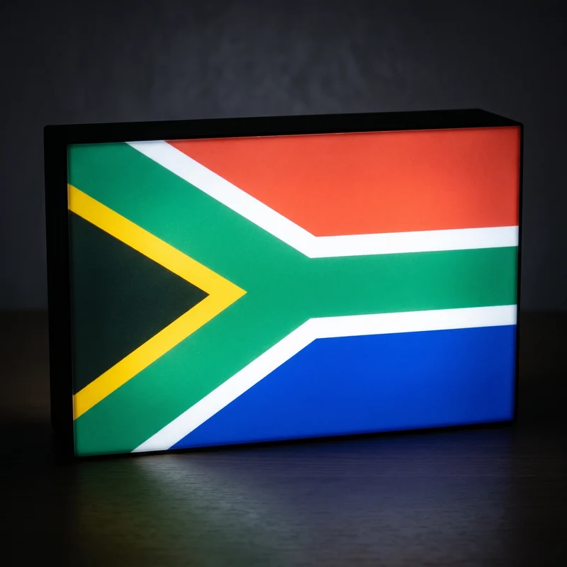 Süd Afrika Flagge Lampe