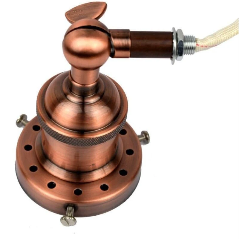LEDSone E27 Lampenschirm Halterung 70mm Kupfer Metall ~2816