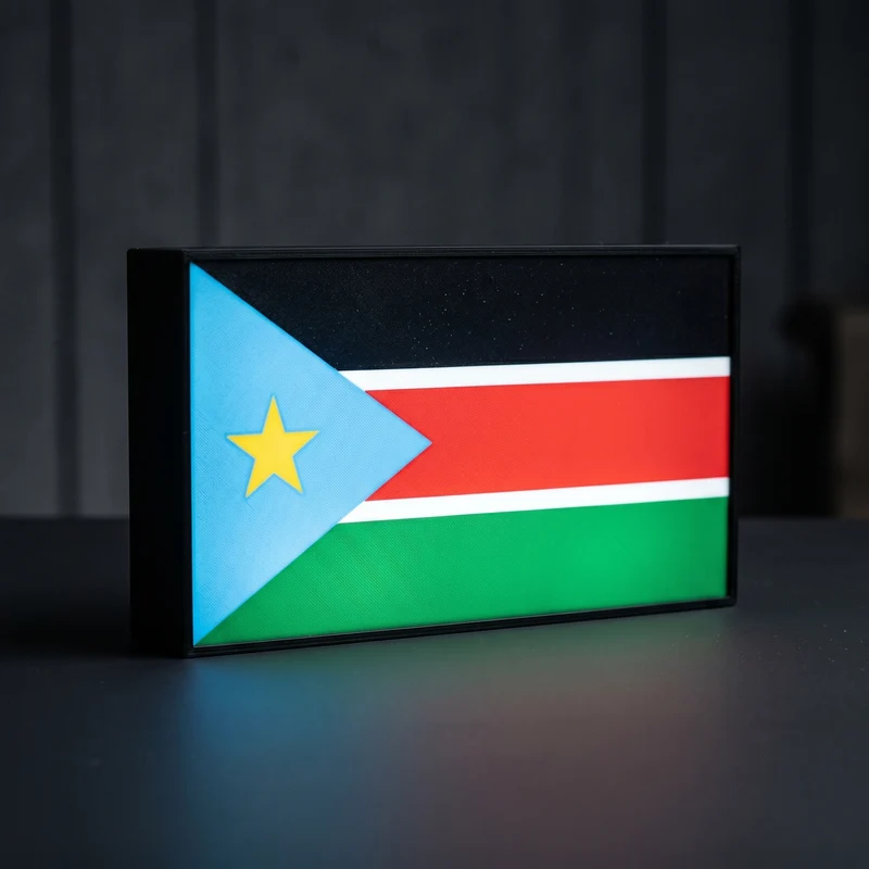 Süd Sudan Flagge Lampe