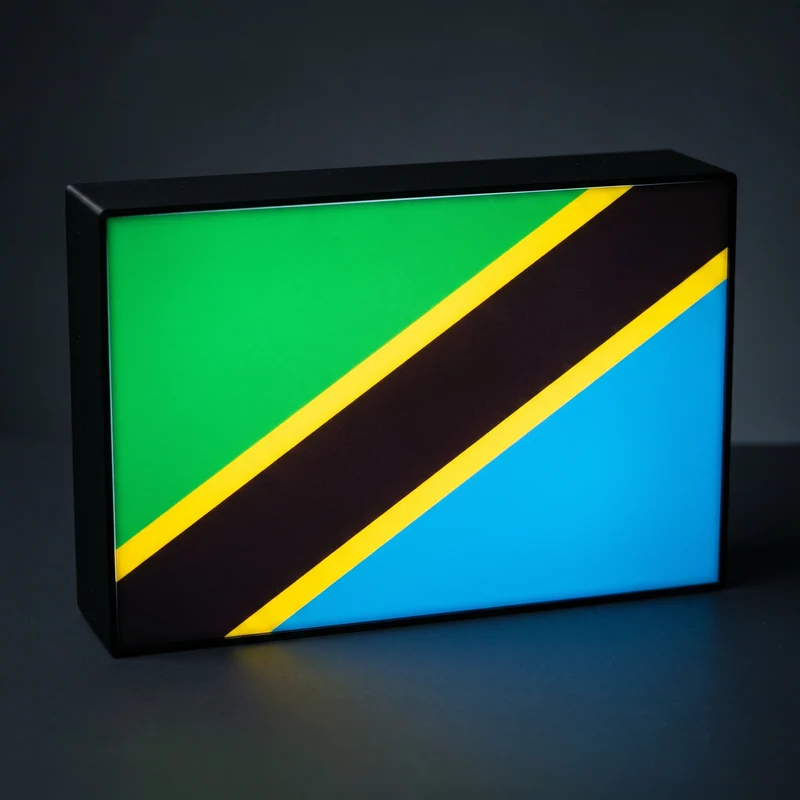 Tansania Flagge Lampe