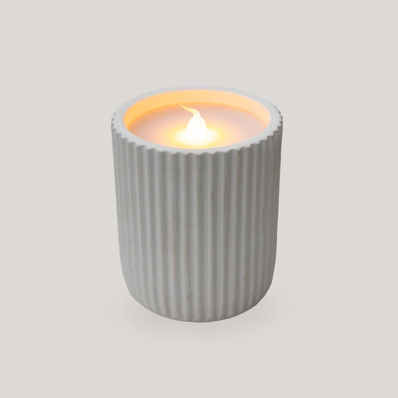 LAMPEN IM KERZENFORMAT DOLO CERAMIC (Pack 2 Einheiten)