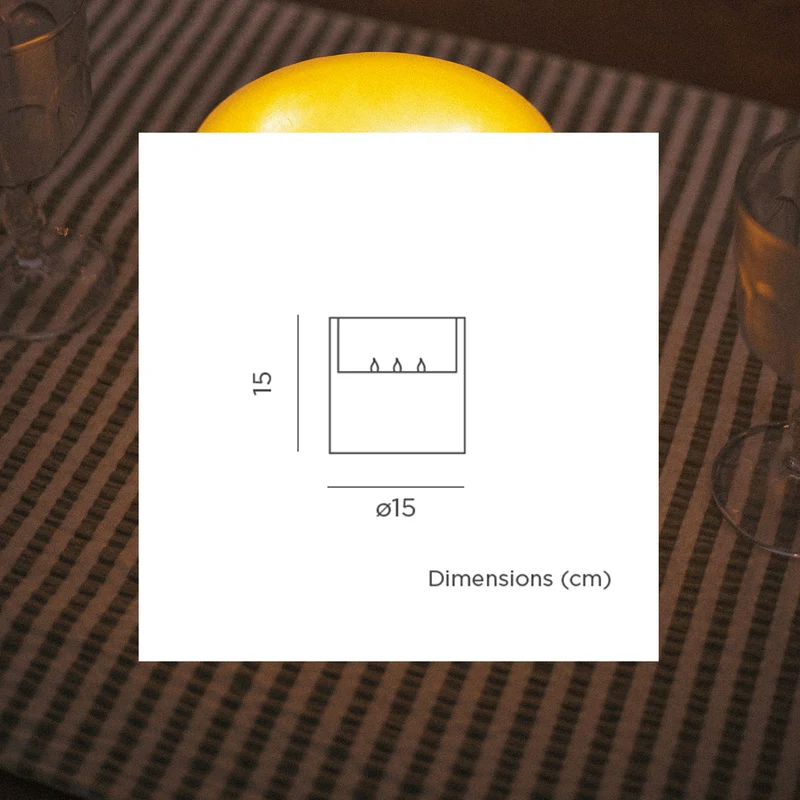 LAMPEN IM KERZENFORMAT DOLO 3 WICKS