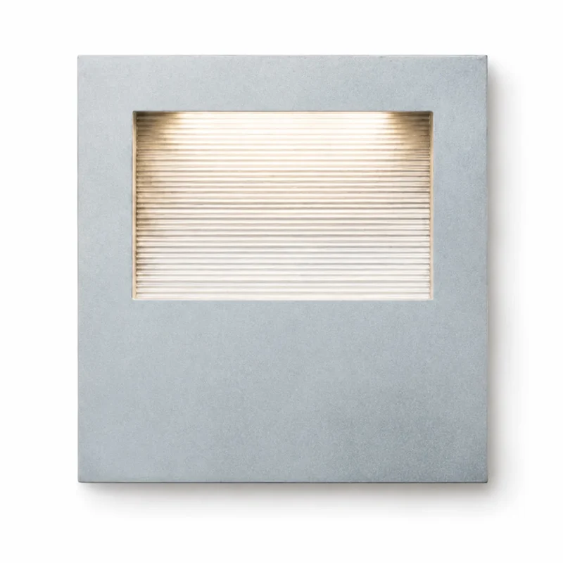 XXL LED Wandeinbauleuchte „Stella“ – 230V Stufenlampe, eckig, warmweiß 3000K
