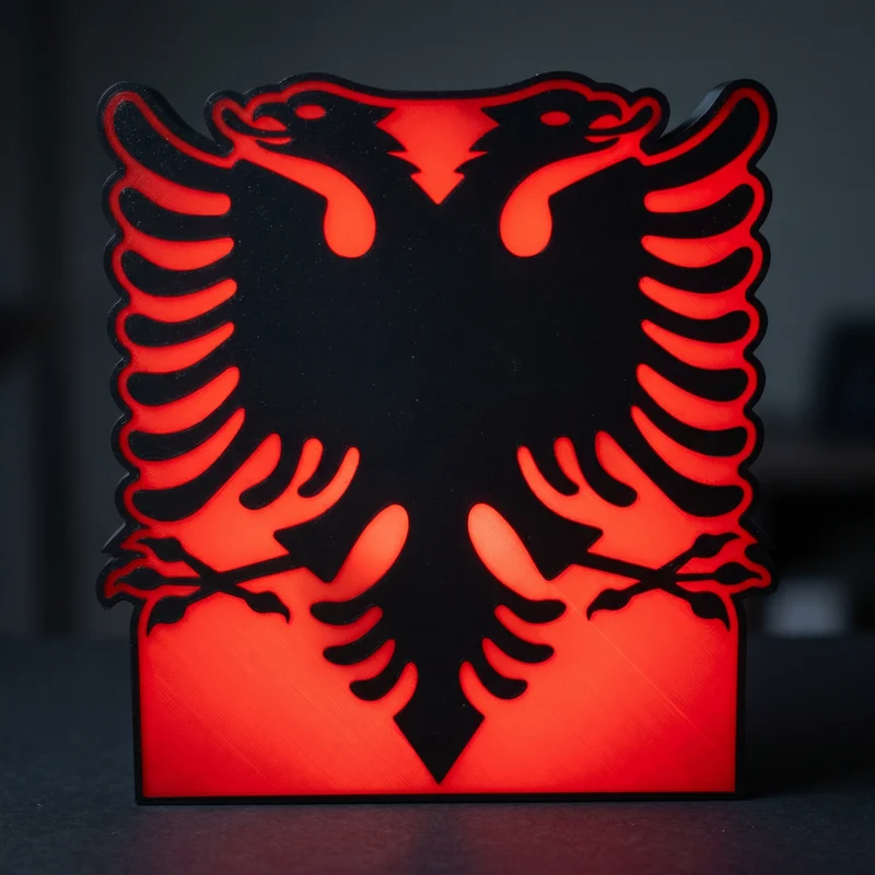 Albanien Adler Flagge Lampe
