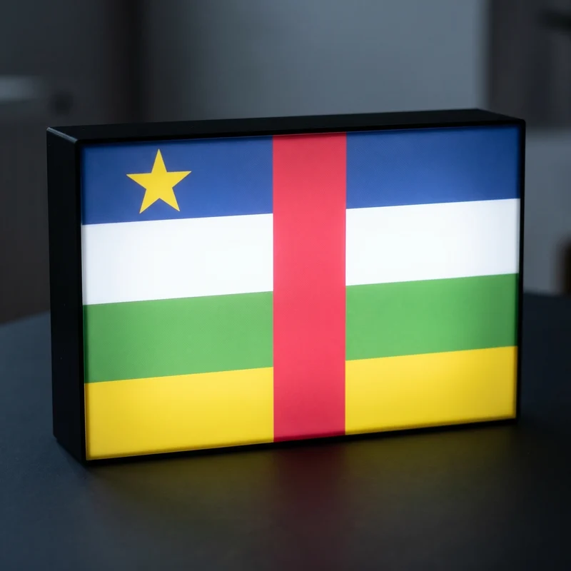 Zentralafrikanische Republik Flagge Lampe
