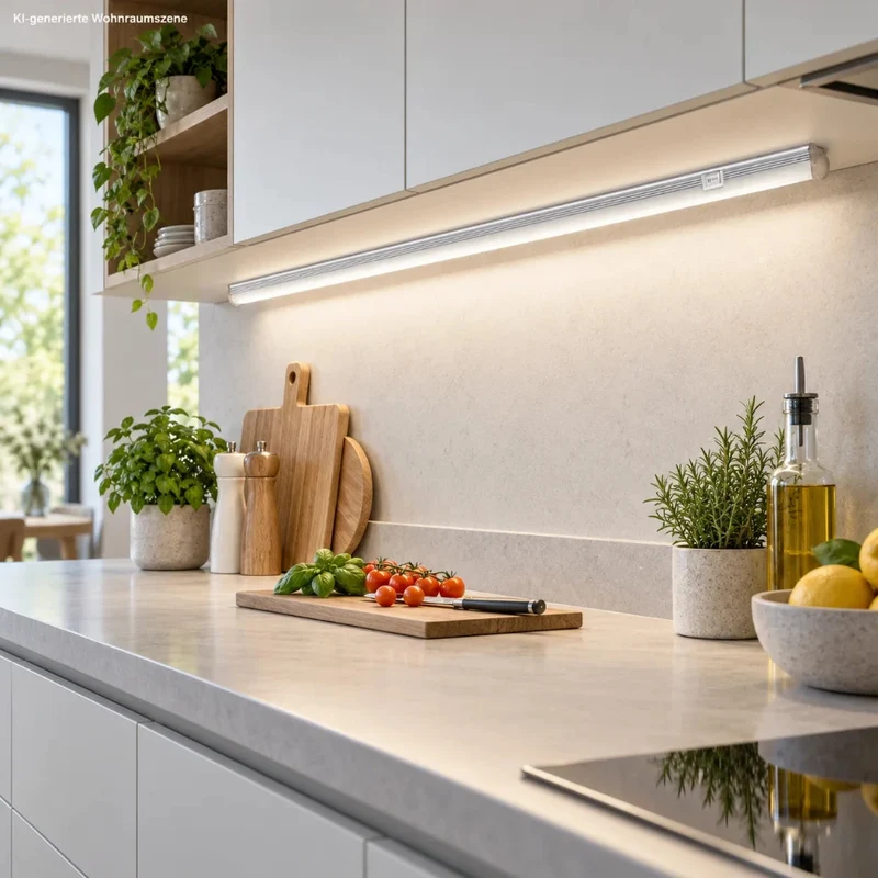 LED Lichtleiste 115 cm – 15 W – 1100 lm – neutralweiß – mit Schalter & Steckerkabel