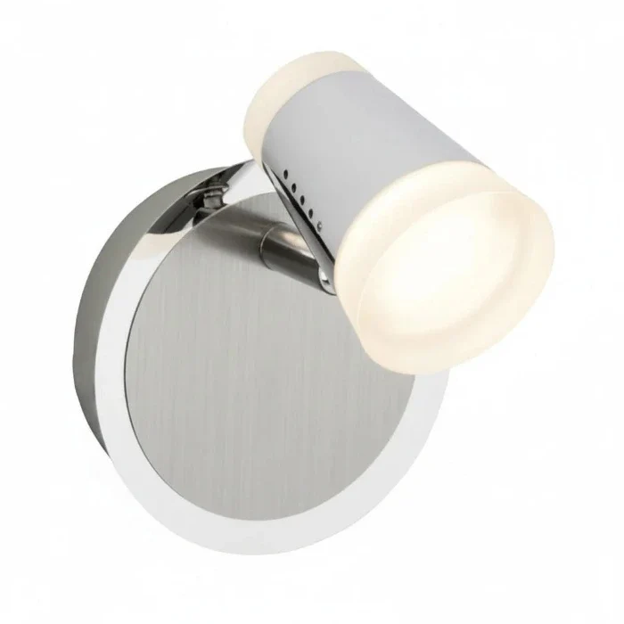Stairs LED-Strahler für Decke & Wand – schwenkbar, Chrom, 4,5 W, warmweiß 3000 K