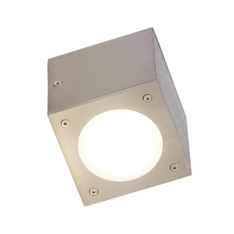 LED Wandlampe Lens RGB + CCT dimmbar mit Fernbedienung – Up & Down, Aluminium eckig